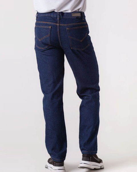 Jean Índigo Industrial Para Hombre Ref: 046