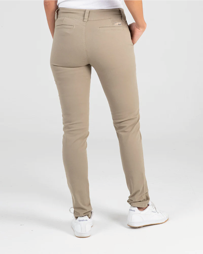 Jeans caqui mujer sales