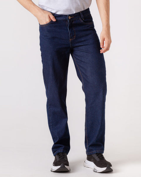Jean Índigo Industrial Para Hombre
