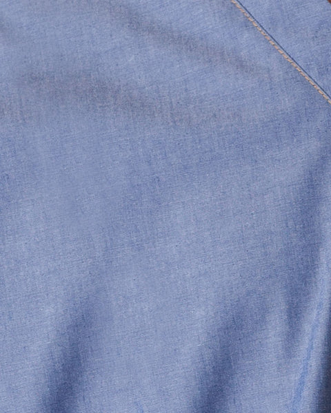 Camisa En Chambray Cuello V Unisex Ref: 023