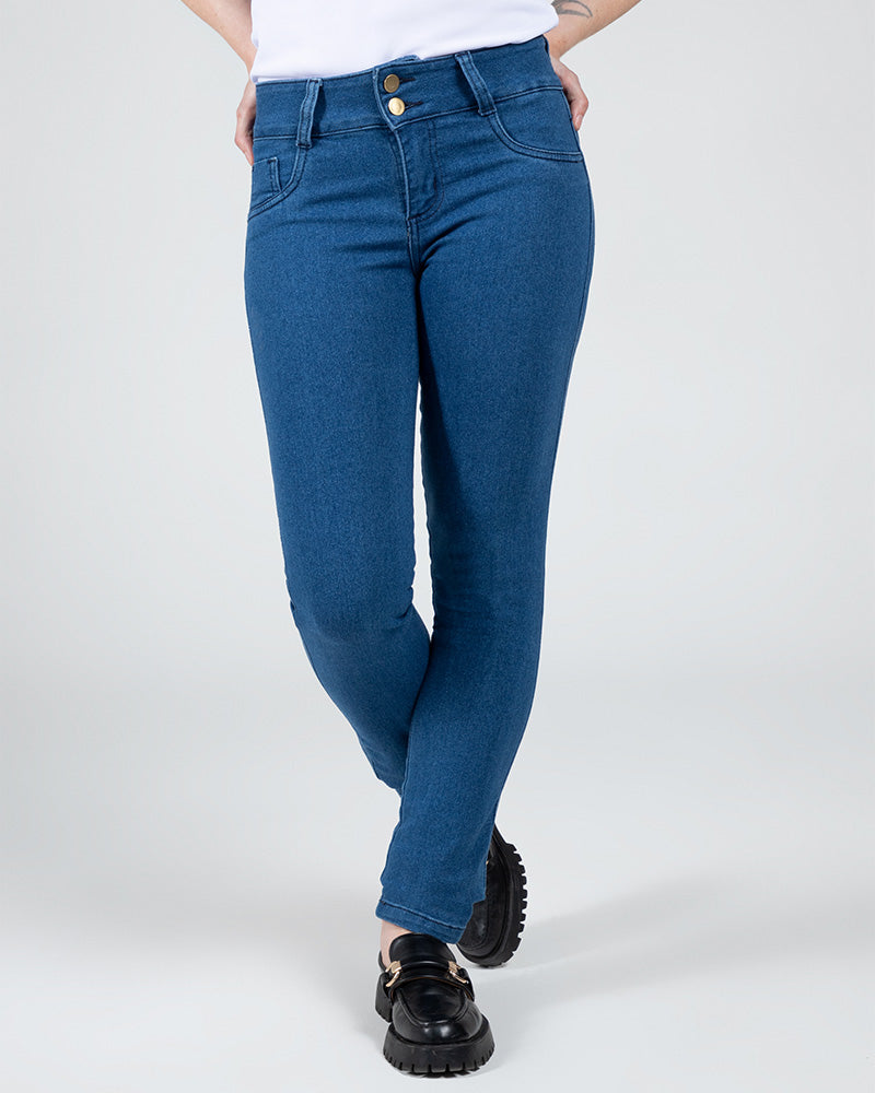 Jean Índigo Claro Stretch Para Mujer Ref: 098 – Dotaciones