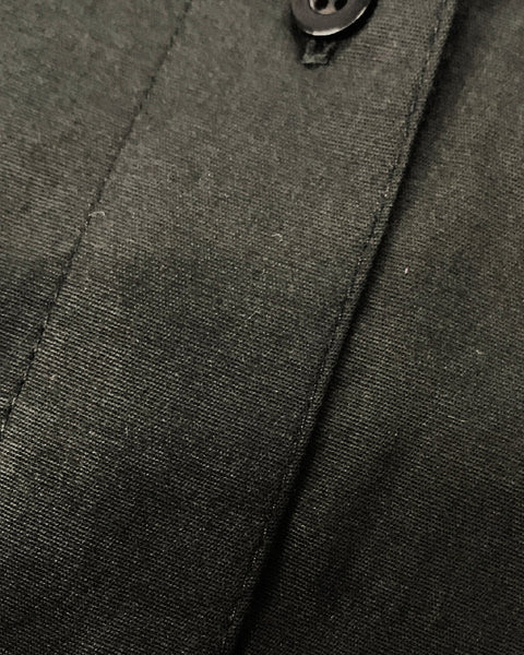 Camisa En Popelina Manga Larga Para Mujer Negra Ref: 077