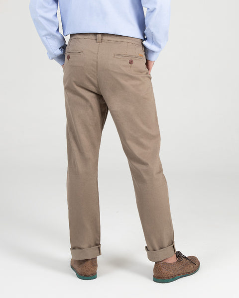 Pantalón En Dril Para Hombre Caqui