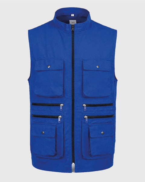 Chaleco Periodista En Dril Unisex 11 Colores Ref: 136