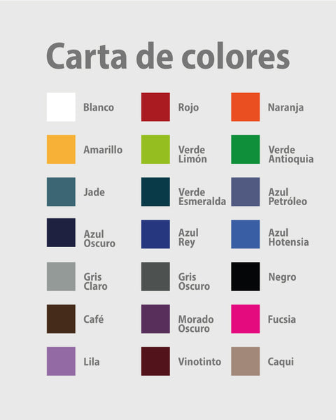 Camisa En Antifluido Con Cierre Unisex 21 Colores Ref: 010