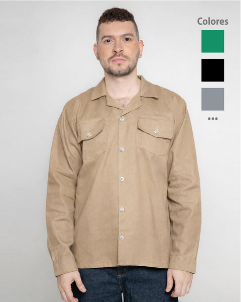 Camisa En Dril Trabajo Pesado Para Hombre 6 Colores Ref: 103