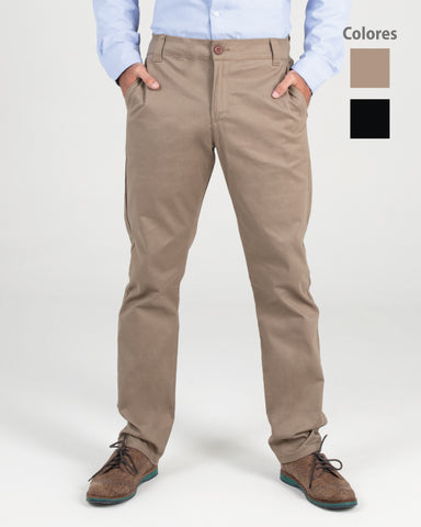 Pantalón En Dril Raza Fabricato Para Hombre Caqui Ref: 038
