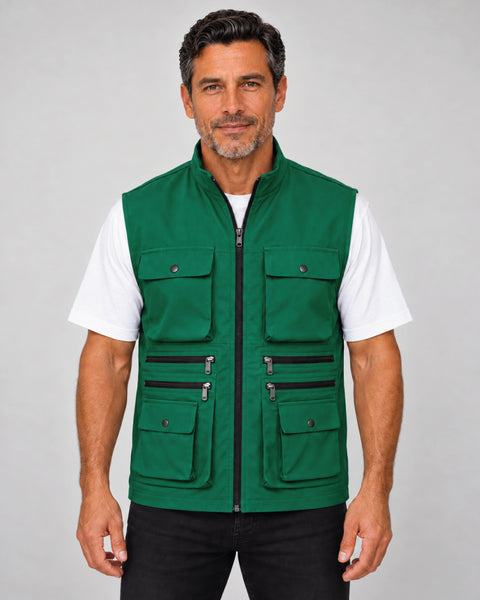 Chaleco Periodista En Dril Unisex 11 Colores Ref: 136