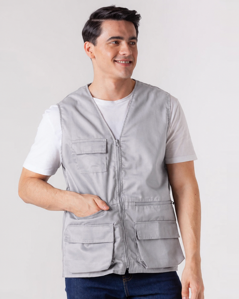 Chaleco En Dril Unisex 4 Colores Ref: 042