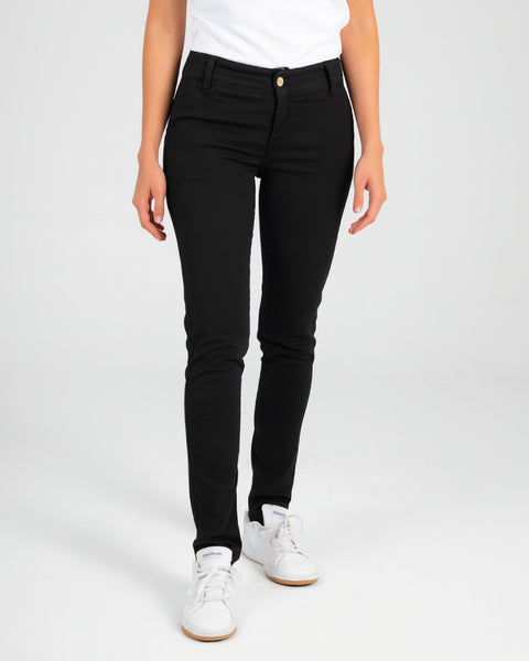 Pantalón En Dril Monserrat Fabricato Para Mujer Caqui, Azul o Negro Ref: 020