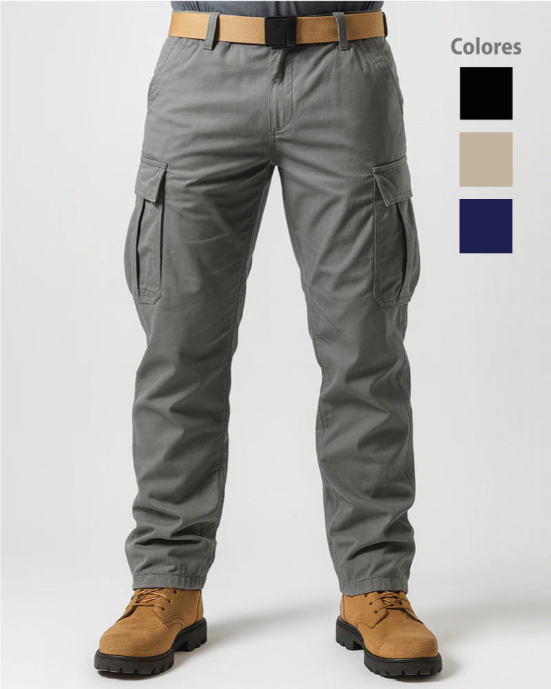 Pantalón Cargo En Dril Nacional Para Hombre 3 Colores Ref: 120