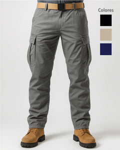 Pantalón Cargo En Dril Nacional Para Hombre 3 Colores Ref: 120