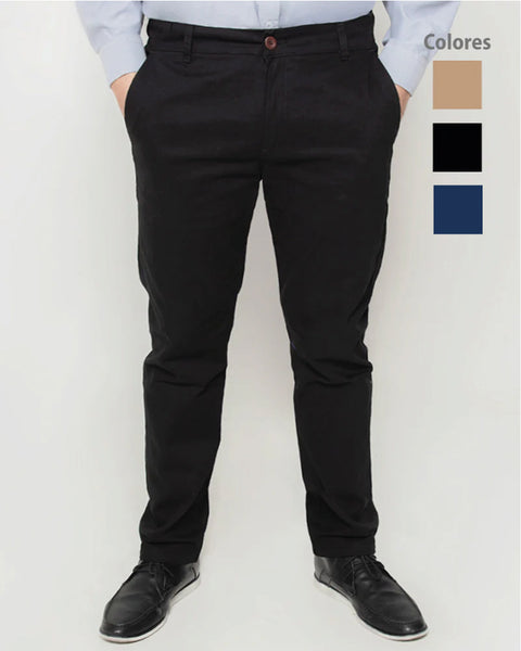 Pantalón Dril Para Hombre Caqui, Azul Oscuro O Negro Ref: 086