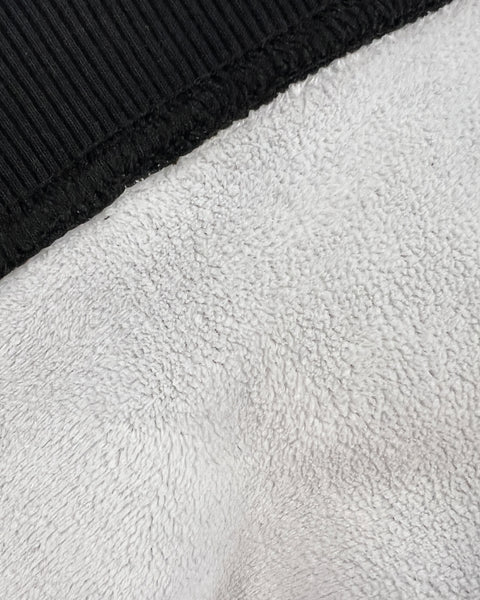 Buzo Con Capucha Algodón Peruano Térmico Unisex 420gr Negro o Blanco Jaspe Ref: 117