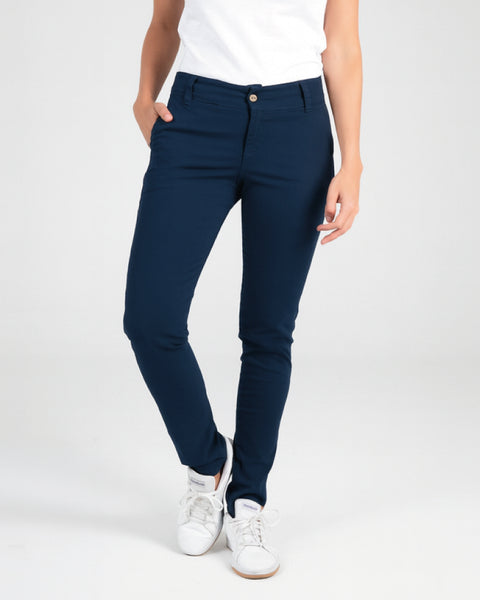 Pantalón En Dril Monserrat Fabricato Para Mujer Caqui, Azul o Negro Ref: 020