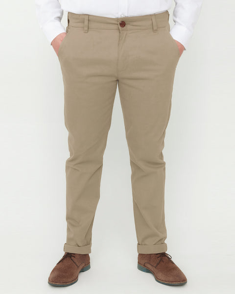 Pantalón Dril Para Hombre TVT  Caqui O Negro Ref: 086