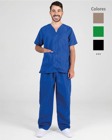 Conjunto En Antifluido Camisa Con Cierre Y Sudadera Unisex 21 Colores Ref: 066