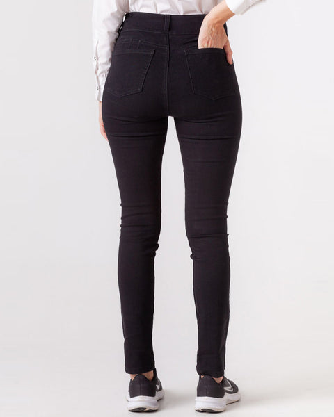 Jean Negro Stretch Para Mujer