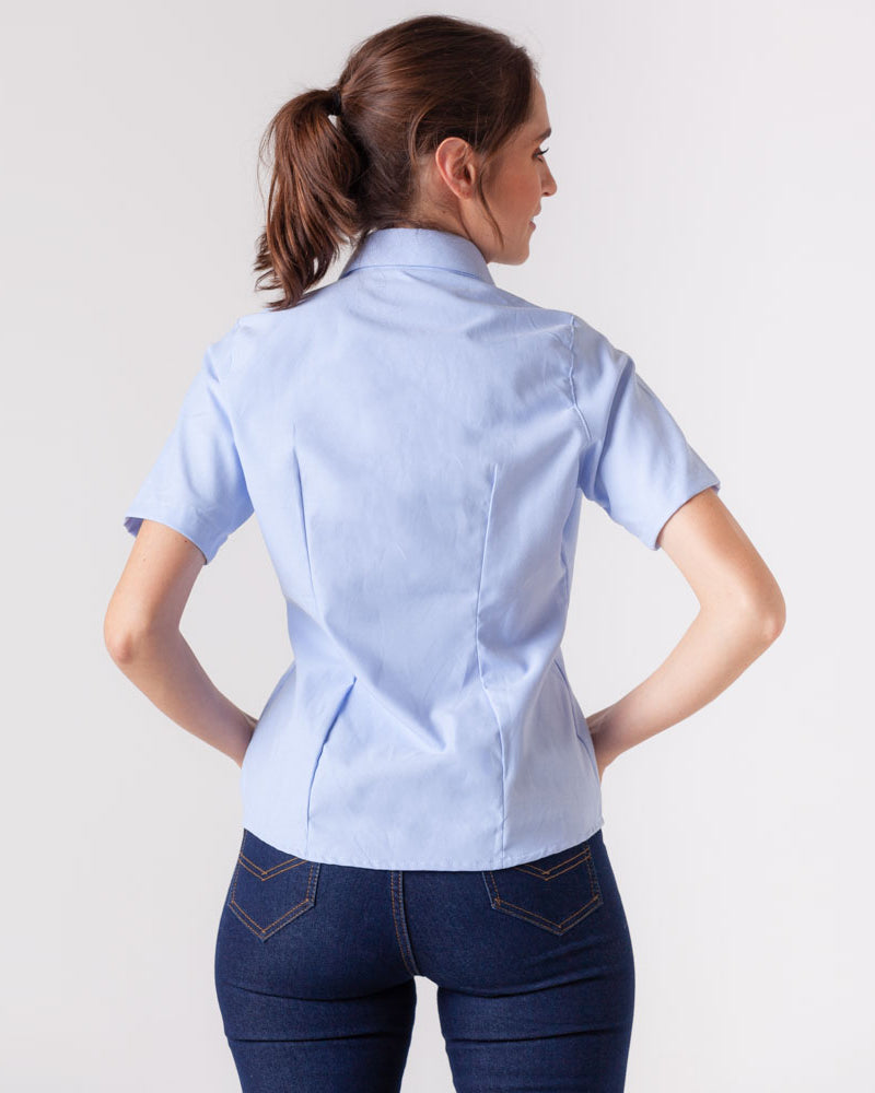 Camisa En Oxford Manga Corta Para Mujer Ref: 074 – Dotaciones Corporativas