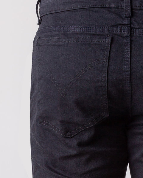 Jean Negro Corporativo Stretch Para Hombre Ref: 039