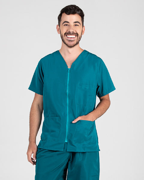 Camisa En Antifluido Con Cierre Unisex 21 Colores Ref: 010