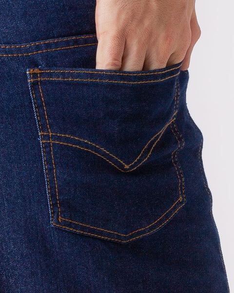 Jean Índigo Industrial Para Hombre Ref: 046